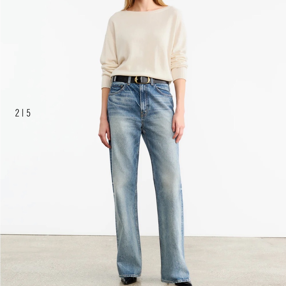 Nili Lotan Blue Straight Leg Jeans